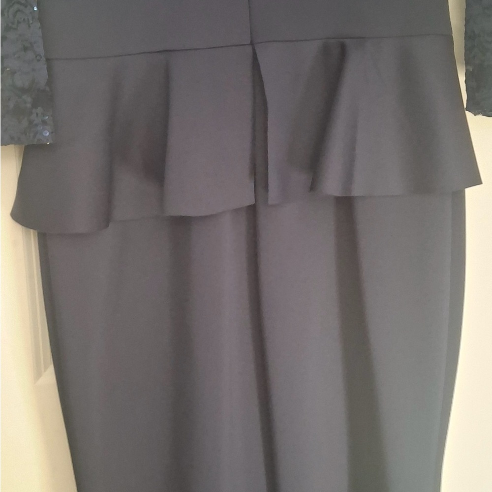 Jessica Howard Navy Lace Peplum Dress - Picture 13 of 16